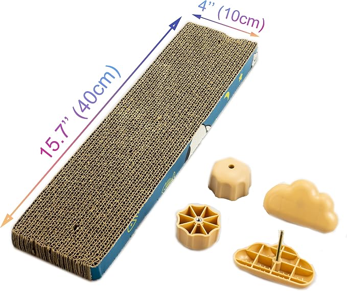 Cat Scratching Post for Cage 40X10CM, Cage Wall Mounted Cat Scratcher, - Image 2