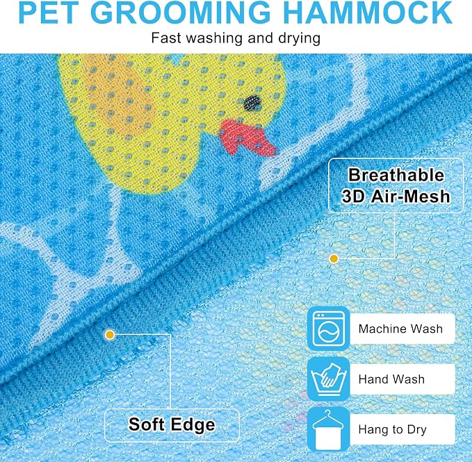 BEAUTYZOO Dog Grooming Hammock for Small Dogs Cat- Dog Sling for Nail - Image 3