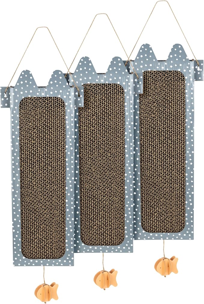 Kitty City Reversible/Double Use Hanging Scratcher 3-Pk by KittyCity
