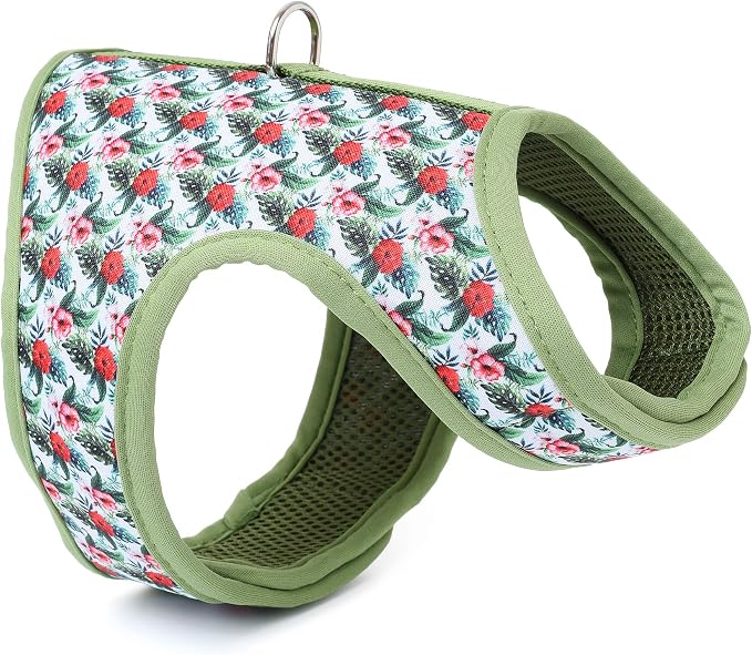 Mile High Life Dog Harness, Air Mesh Floral Vest Harness by MileHighLife