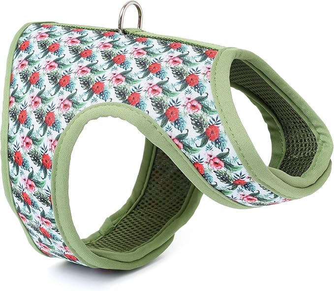 Mile High Life Dog Harness, Air Mesh Floral Vest Harness by MileHighLife