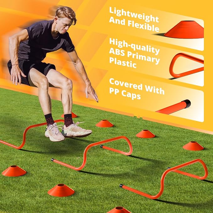 Yes4All Agility Ladder Speed Training Equipment Set - Image 4