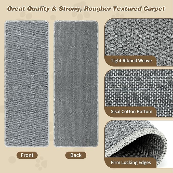 FHTONGE 39.4x15.8 Thickened Cat Wall Climbing Carpet - Image 2