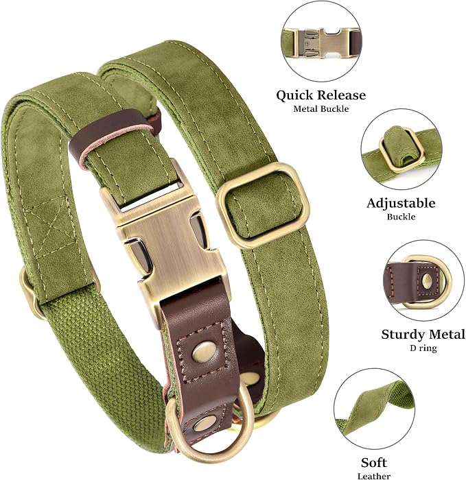 Didog Soft PU Leather Dog Collars - Image 2
