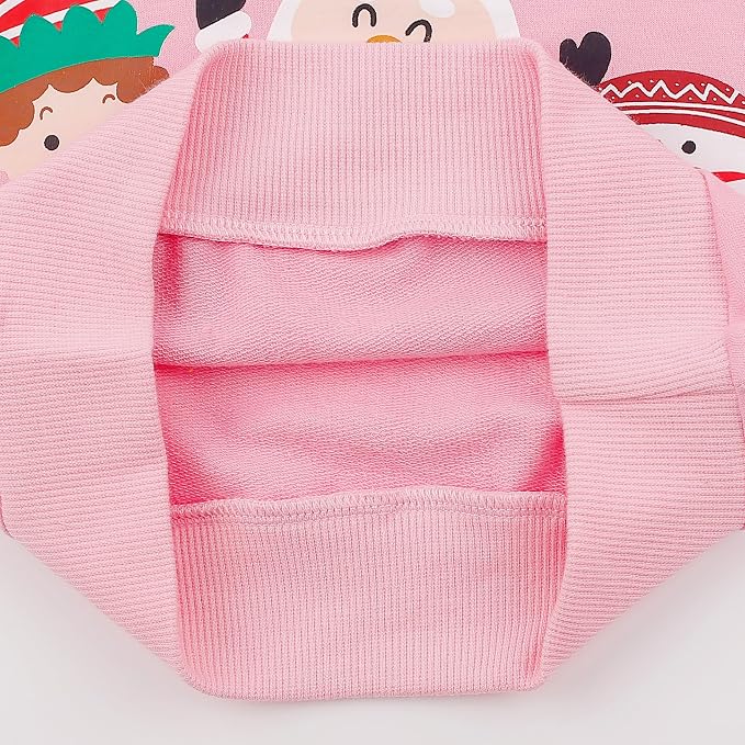 RETSUGO Toddler Baby Girls Sweatshirts Casual Pullover Crewneck Winter Long - Image 7