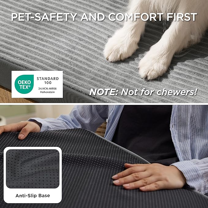 Bedsure ComfyFleece XL Dog Bed for Crate - Image 4