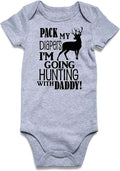 UNIFACO Unisex Baby Funny Saying Outfit Short and Long Sleeve Bodysuits Romper by UNIFACO