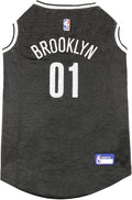 NBA PET Jersey Brooklyn NETS Basketball Dog Jersey, Medium. Best Licensed by PETSFIRST