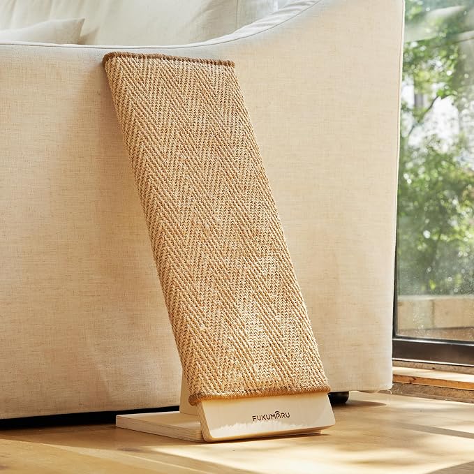 FUKUMARU Cat Scratcher, 23.66 Inch Sisal Cat Scratching Post Ramp, Replaceable - Image 9