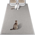 Cat Litter Mat, 47x31.5 in Litters Box Mat Waterproof Non-Slip Easy to Clean by ondware