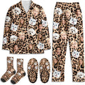 Artsadd Custom Pajamas for Women Men Family, Personalized Face Pjs Pajama Pants by Artsadd