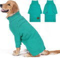 cyeollo Warm Turtleneck Large Dog Sweater, Stretchy & Cozy Knit Doggy Sweater by CYEOLLO