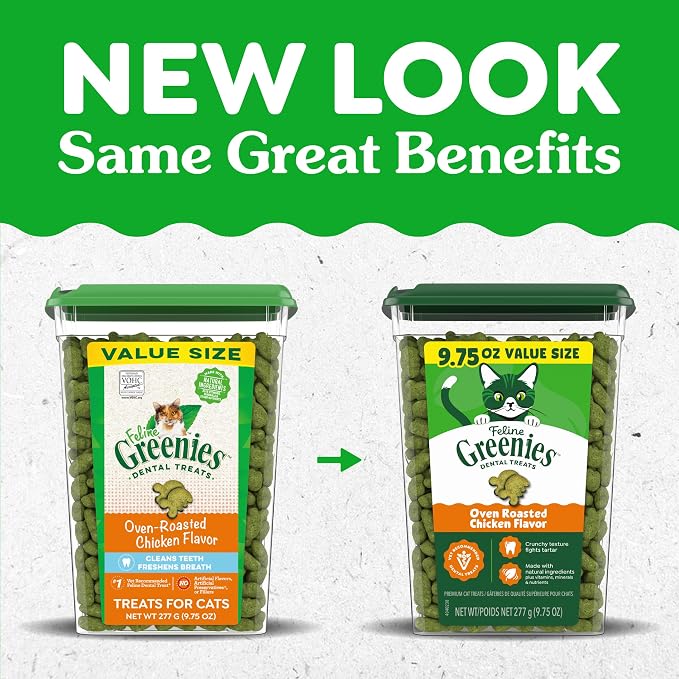 Greenies Cat Treats, Feline Veterinarian-Recommended Adult Natural Dental Cat - Image 10