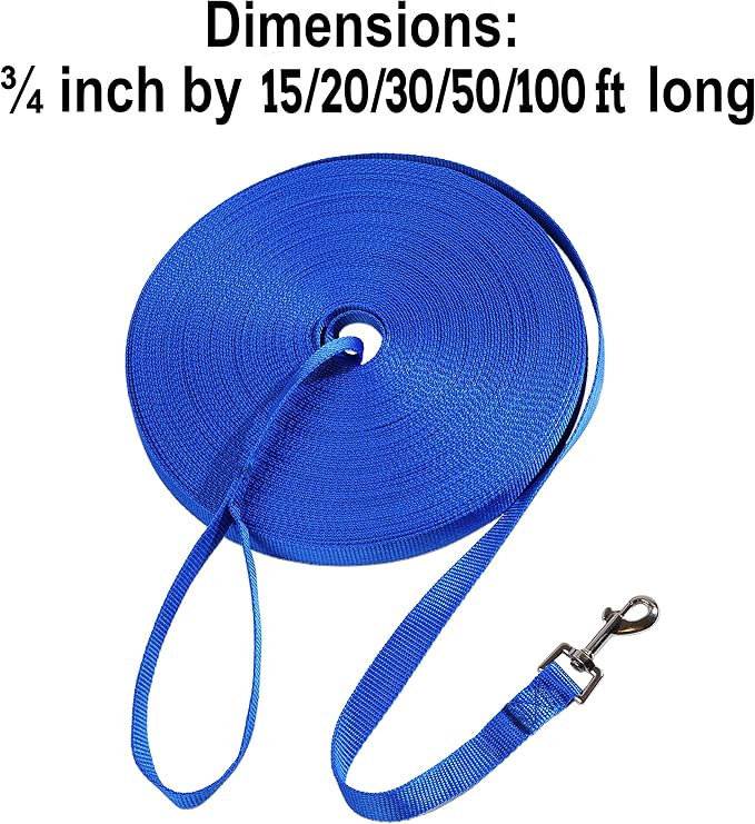 Hi Kiss Dog/Puppy Obedience Recall Training Agility Lead - 15ft 20ft 30ft 50ft - Image 4