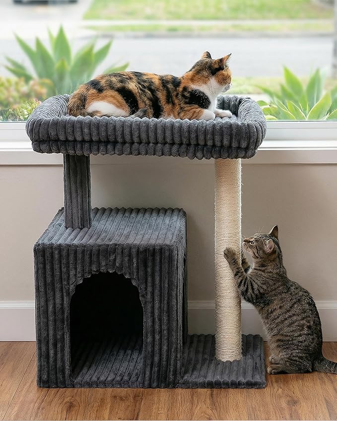 Cat Tree for Large Cat, 20.9 * 15.7in Large Perch Bed for Adult Cats, 22.8in - Image 9