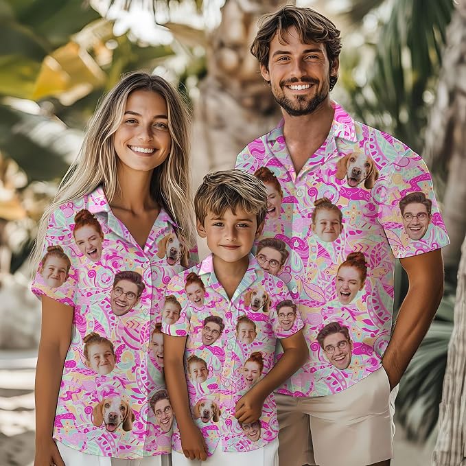 Custom Hawaiian Shirt with Face - Image 5