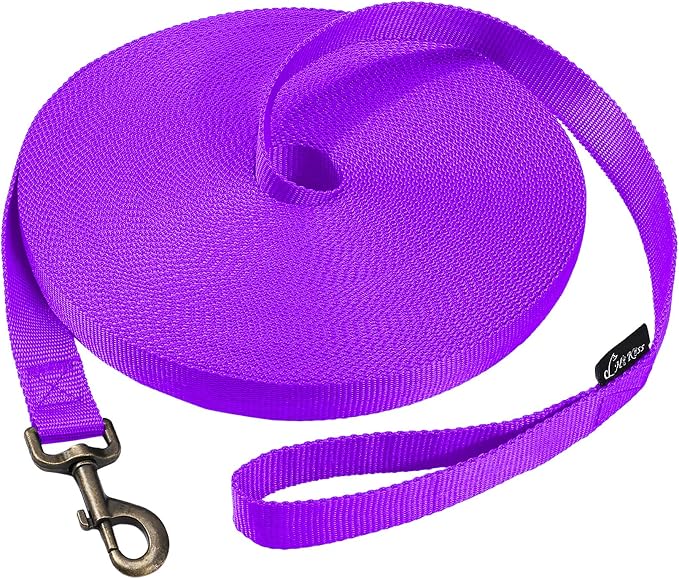 HIKISS Long Dog Leash Obedience Recall Training Agility Lead - 15ft 20ft 30ft by Hi+Kiss