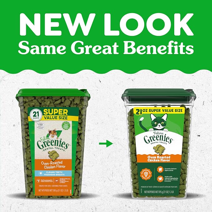 Greenies Cat Treats, Feline Veterinarian-Recommended Adult Natural Dental Cat - Image 10