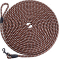 Long Dog Leash for Training 50Ft-Reflective Nylon Rope by Hi+Kiss