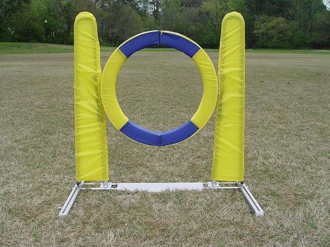 Self-Reset Dog Agility Tire Jump by Unknown
