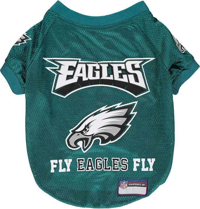 NFL Philadelphia EAGELS Raglan Jersey Fly Eagles Fly by PETSFIRST