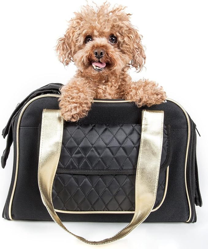 Pet Life ® 'Mystique' Fashion Designer Travel Soft-Folding Airline Apprived Pet - Image 2