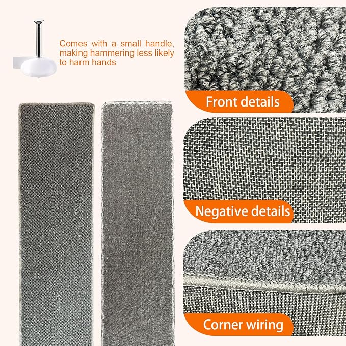 70.9"x 15.7" Thickened Extra Large Cat Wall Climbing Carpet - Image 3