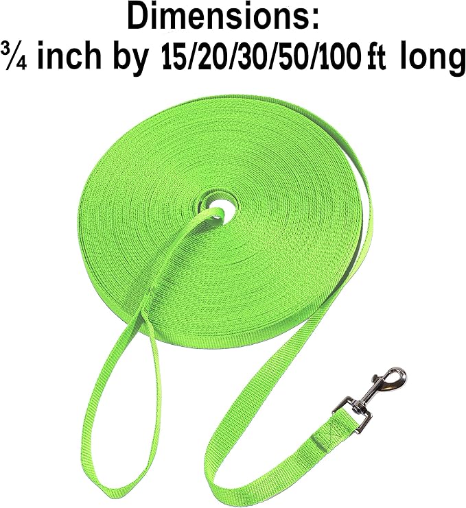 Hi Kiss Dog/Puppy Obedience Recall Training Agility Lead - 15ft 20ft 30ft 50ft - Image 4