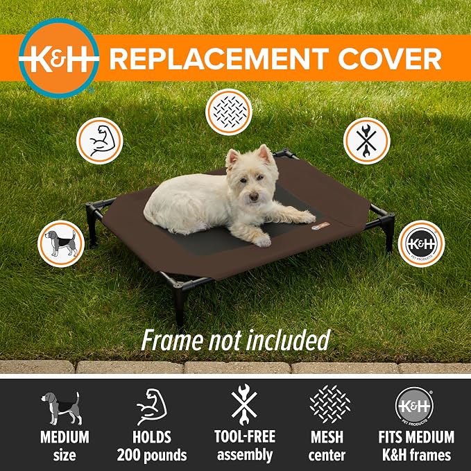 K&H Pet Products Dog Cot Replacement Cover, Designed to fit K&H Medium Pet Cots - Image 3