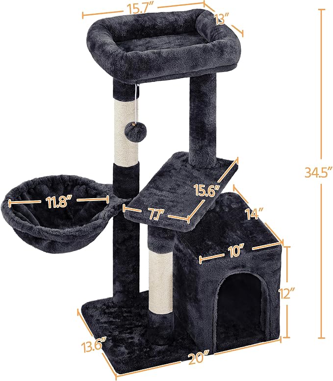 Yaheetech 34.5in Scratching Post, Cat Scratchers - Image 3