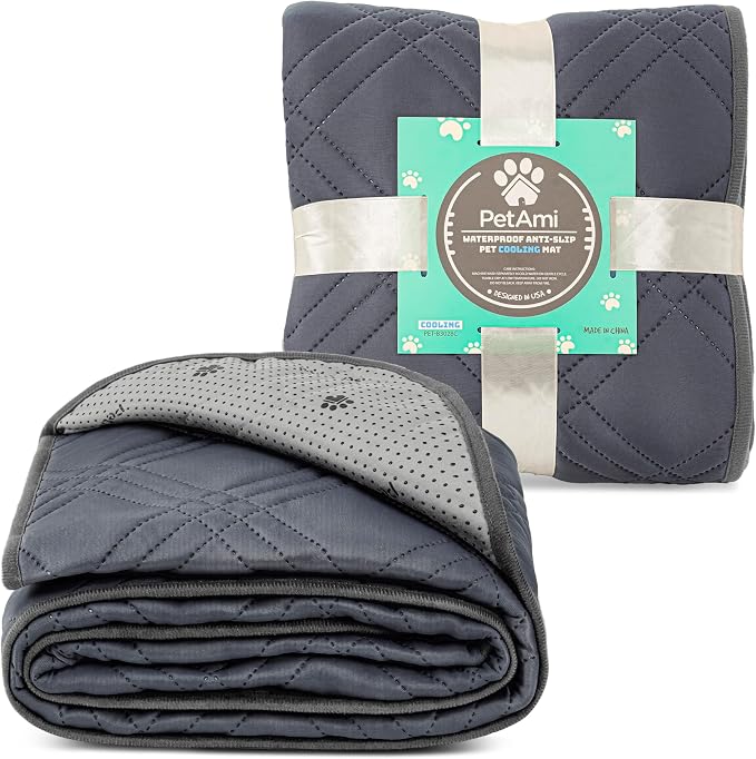 PetAmi Waterproof Cooling Mat for Dog, Premium Pet Cooling Blanket for Bed Crate - Image 8