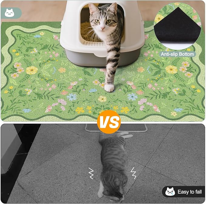 Glittme Premium Cat Litter Mat 33"x22" - Image 6