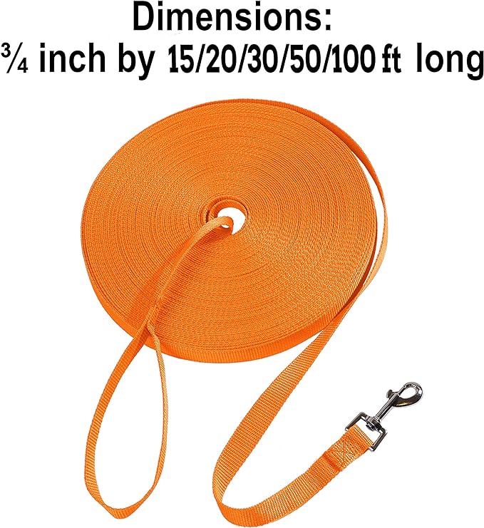 Hi Kiss Dog/Puppy Obedience Recall Training Agility Lead - 15ft 20ft 30ft 50ft - Image 4