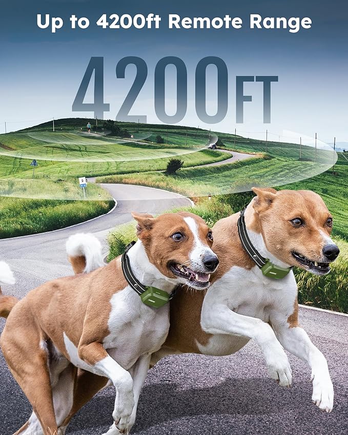 Jugbow Dog Shock Collar 2 Dogs - 4200FT Dog Training Collar - Image 3