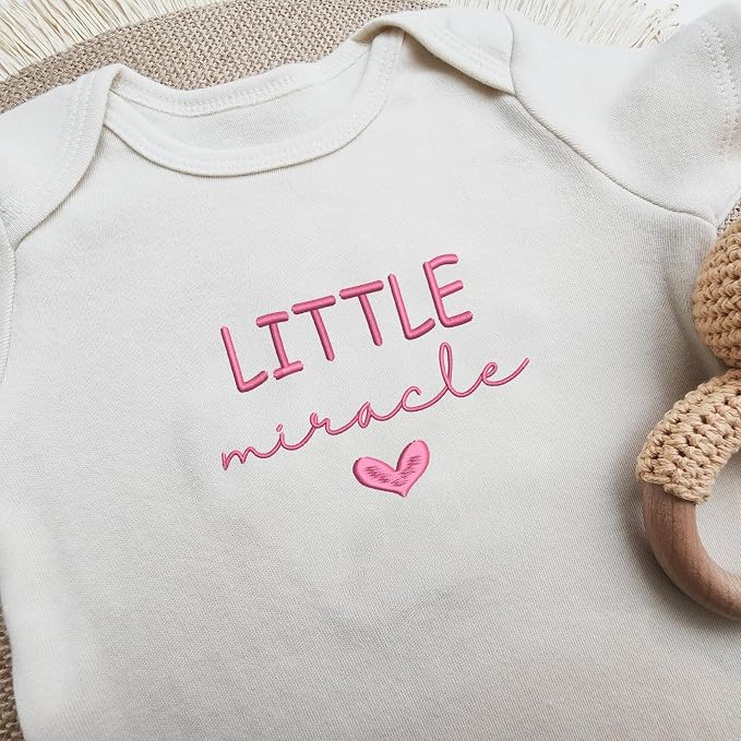COUPLEHOODIES Personalized Baby Onesie Bodysuit – Custom Embroidery Gift - Image 5
