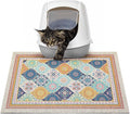 Glittme Cat Litter Mat with Non-Slip Bottom Litter Box Mat 24"X15" Litter by Glittme