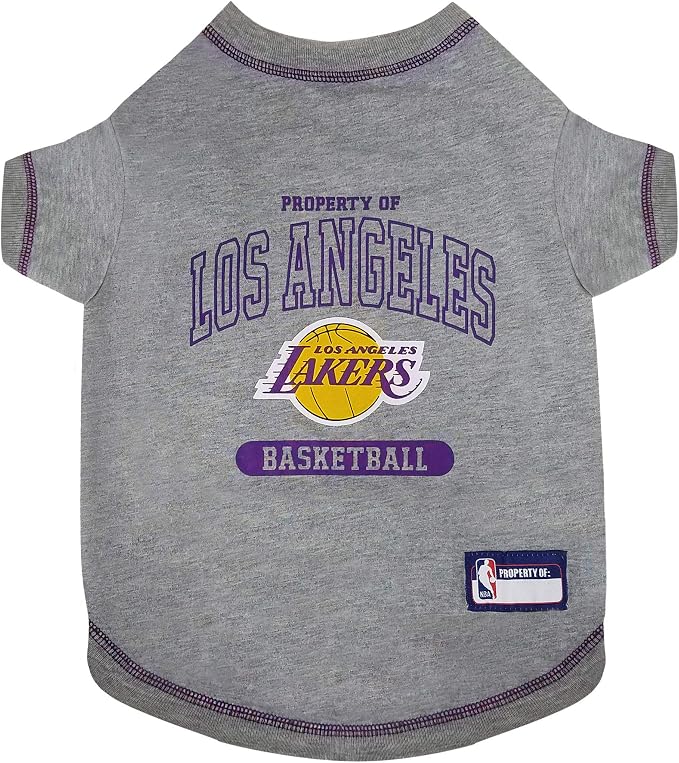 Pets First NBA PET TEE Shirt Los Angeles Lakers Basketball Team Dog Shirt by PETSFIRST
