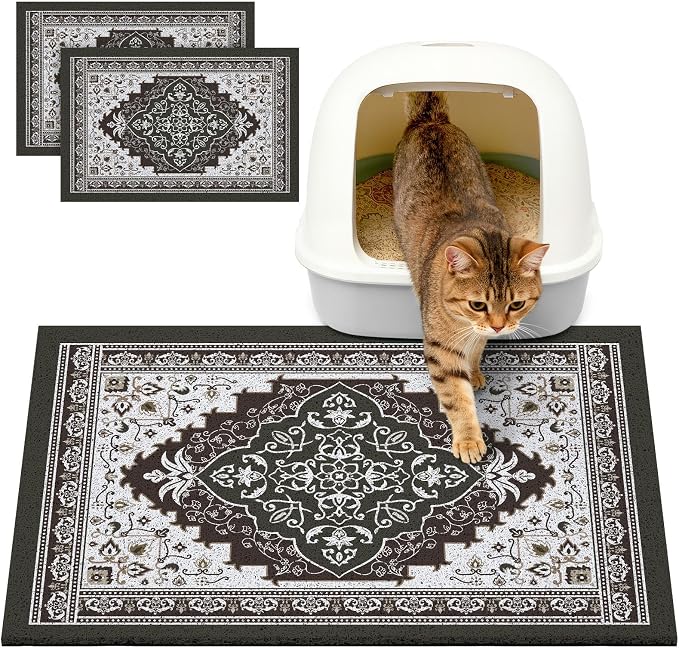 Glittme 2PCS Cat Litter Mat by Glittme