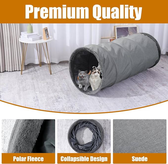 HOMBYS Extra Large Dog Tunnel for Large Dogs, Cats & Adults, Jumbo 22x22x51 - Image 3