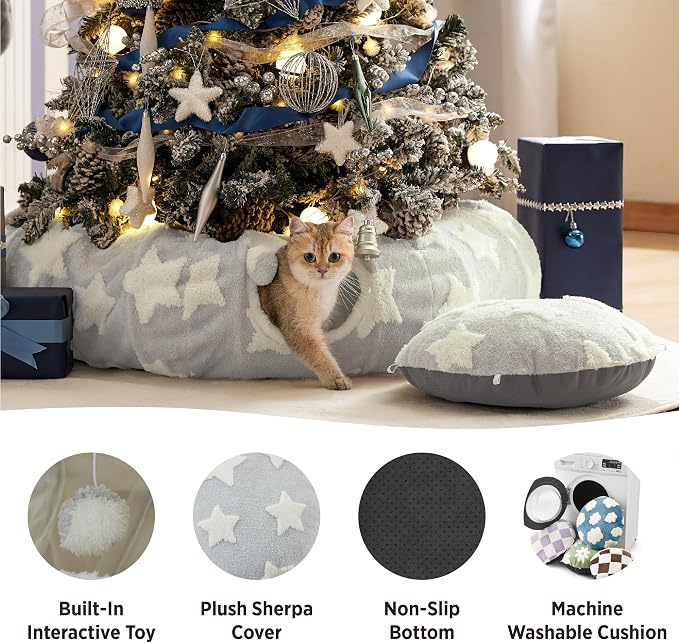 Lesure Cat Tunnel Bed for Indoor Cats - Image 3