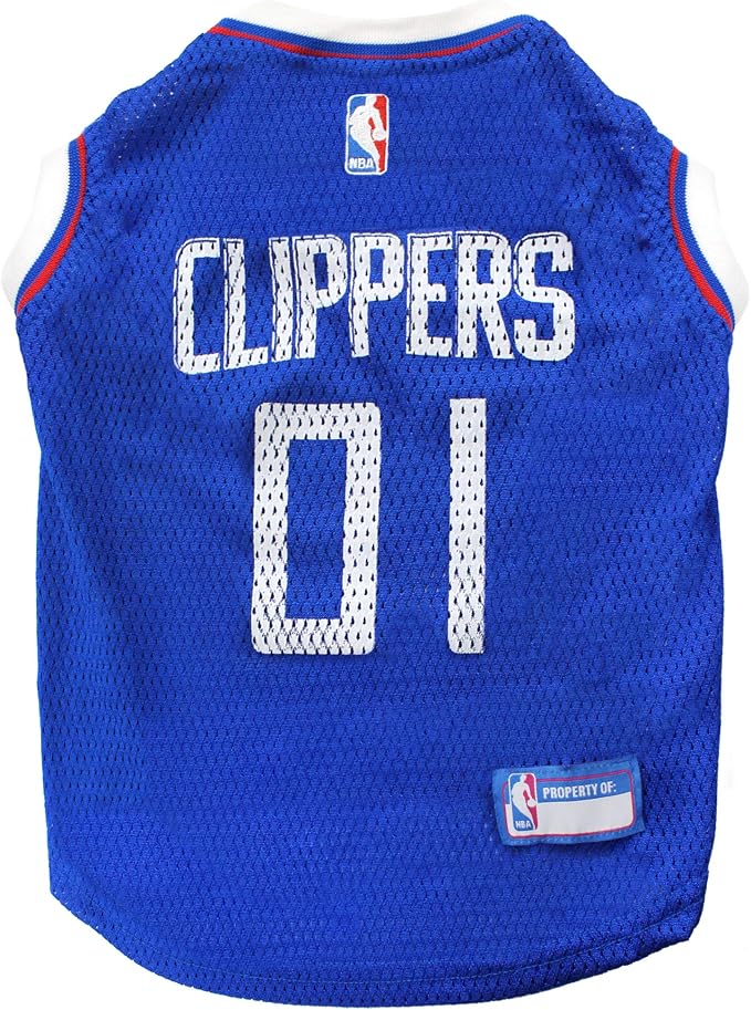 Pets First NBA LOS ANGELES CLIPPERS DOG Jersey, Small by PETSFIRST