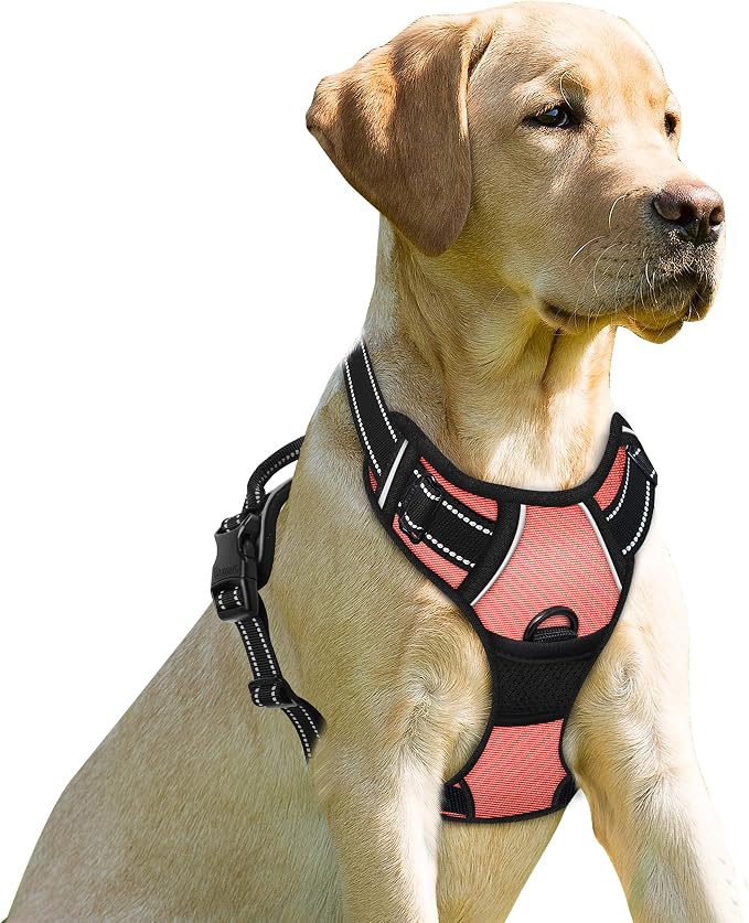 BARKBAY No Pull Dog Harness Front Clip Heavy Duty Reflective Easy Control Handle by BARKBAY