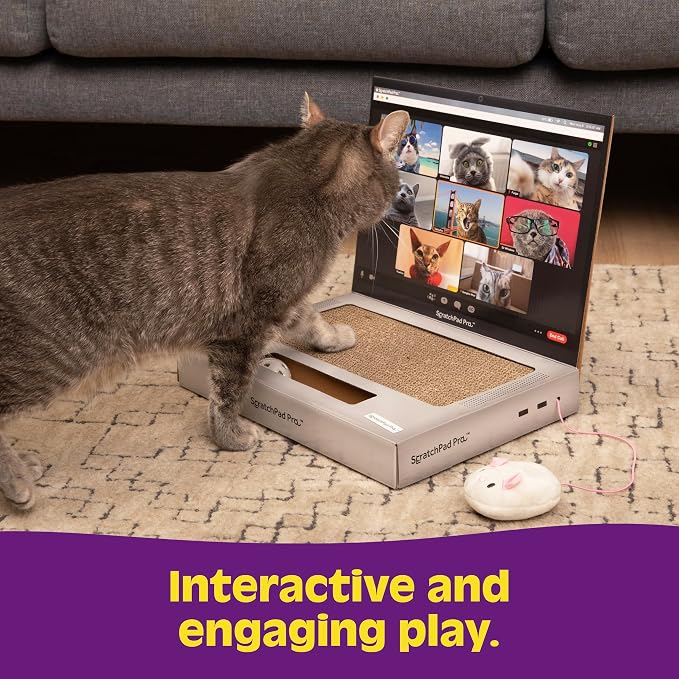 ScratchPad Pro — Cardboard Laptop Cat Scratcher, Interactive Cat Toys - Image 3