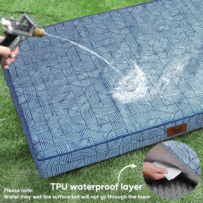 Outdoor Extra Large Dog Bed, Jumbo Waterproof Dog Bed - Image 3