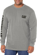 Caterpillar Trademark Banner Long Sleeve Tee Shirts by Caterpillar+Workwear