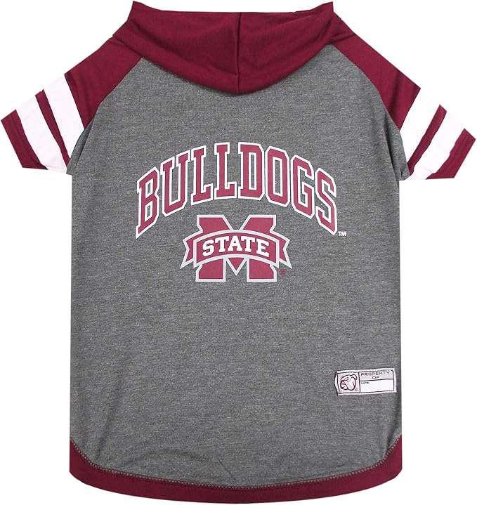 Pets First NCAA Mississippi State Bulldogs Hoodie by PETSFIRST