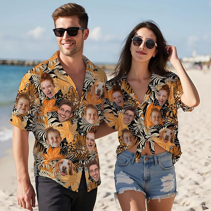 Custom Hawaiian Shirt with Face - Image 3