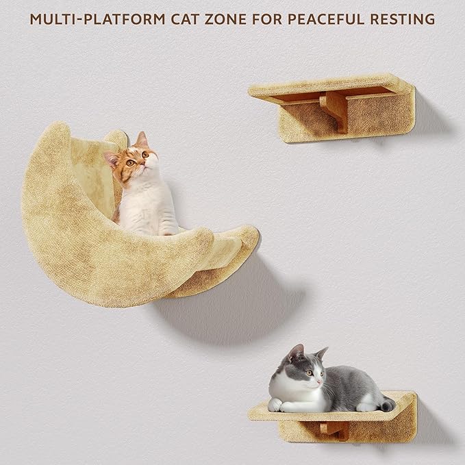 Cat Wall Shelves, Wall Mounted Cat Shelf Furniture - Image 6