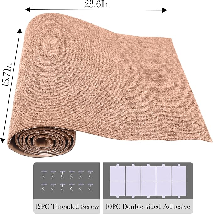 2 Pack Cat Scratch Furniture Protector Trimmable DIY Climbing Scratching - Image 7