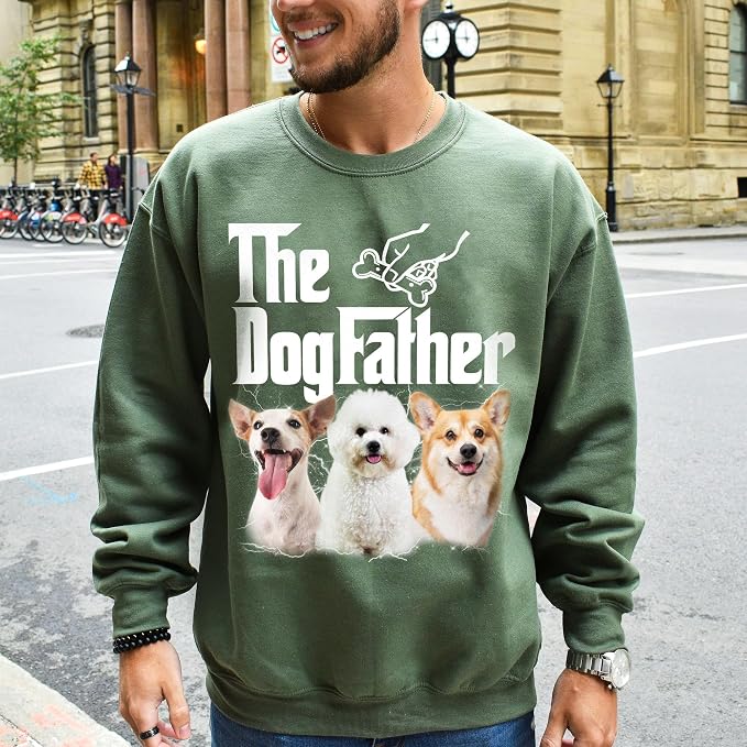 Custom Dad Shirt Personalized Picture T-Shirt - Image 3